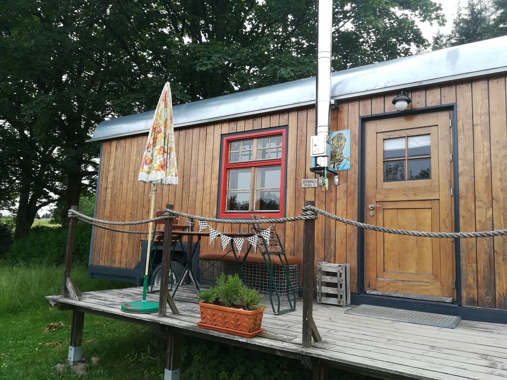Tiny house in the Franconian Forest right on the edge of the forest