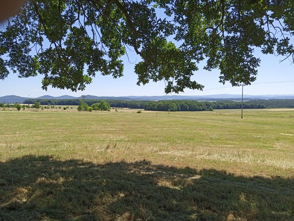 Panorámica del Rhön en una antigua granja de tres lados