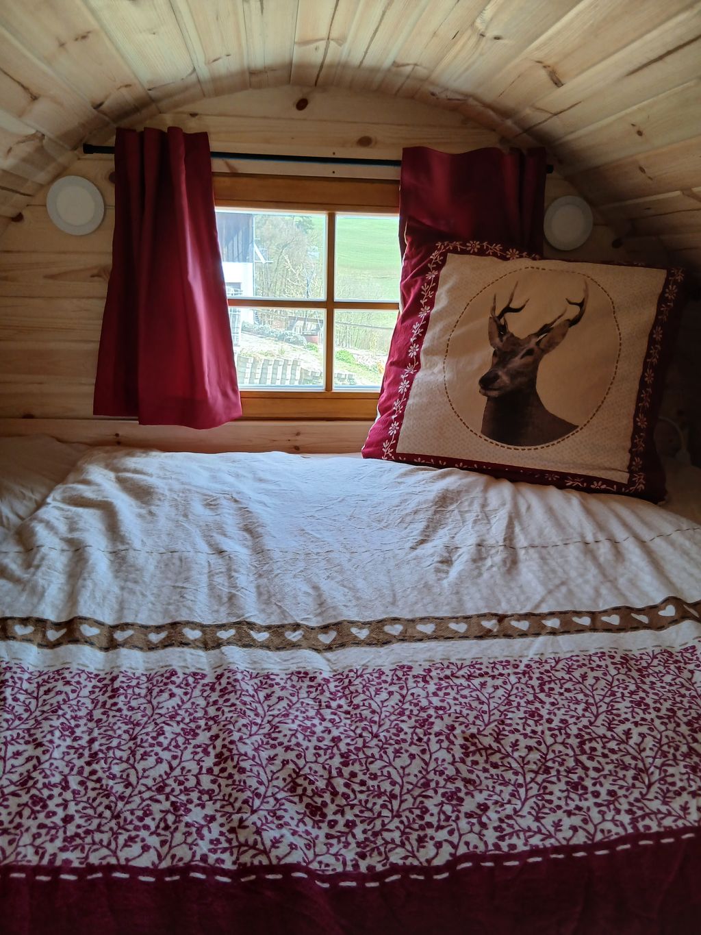 Un'esperienza di campeggio unica nel suo genere nel "barile-camera da letto"