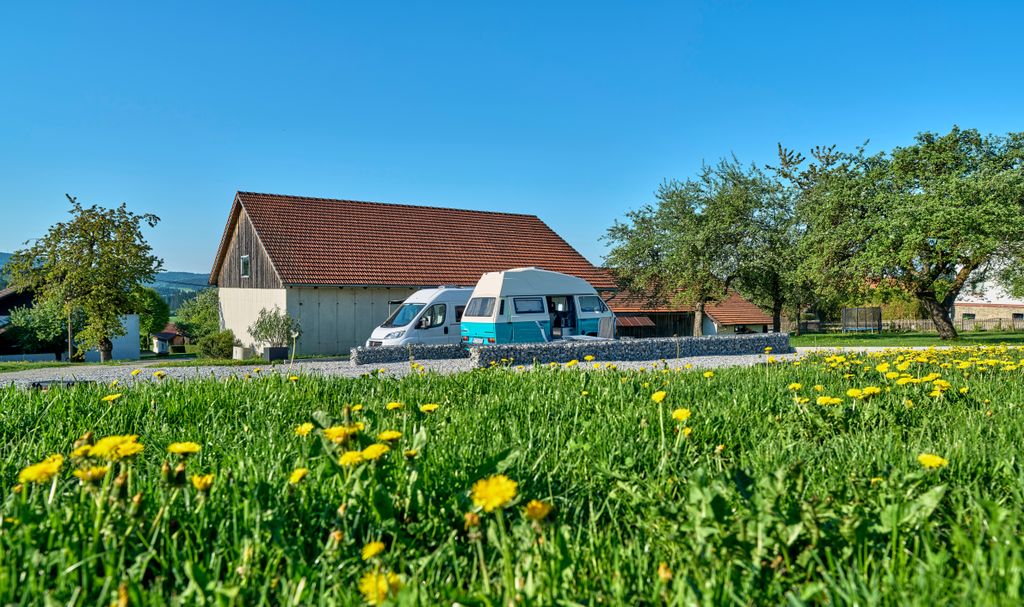 Camping on a farm in the great outdoors
