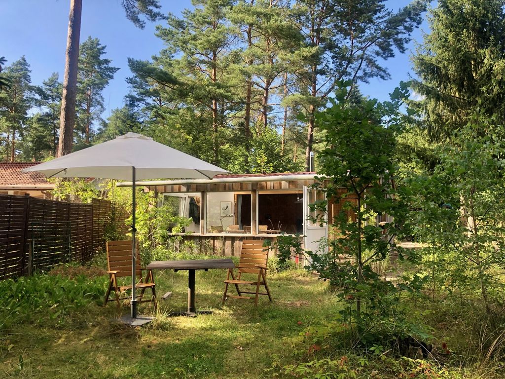 Cabane au bord du lac dans la forêt : à 90 minutes de Berlin
