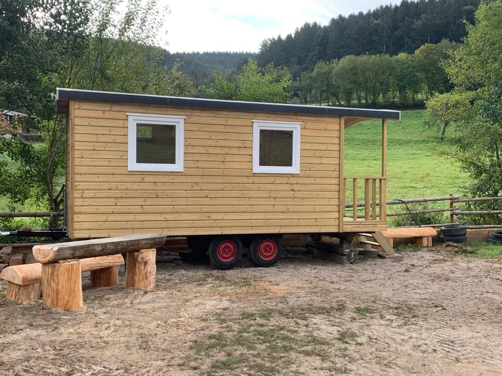 Schäferwagenromantik am Bächle & Reitplatz
