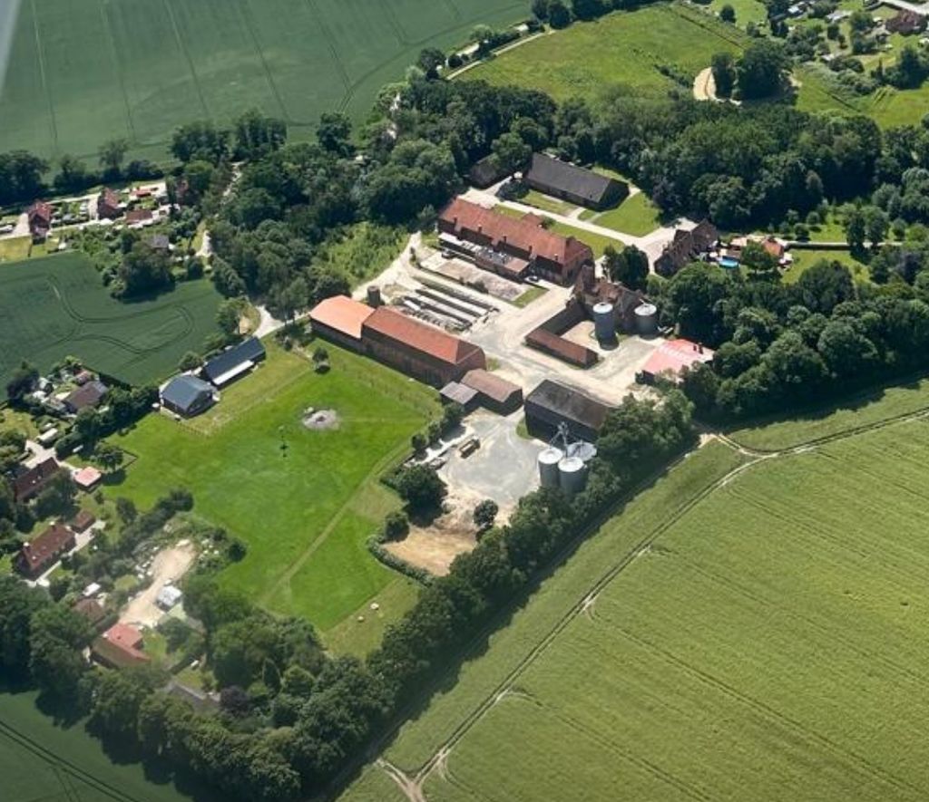 Idyllische Gutshofwiese 