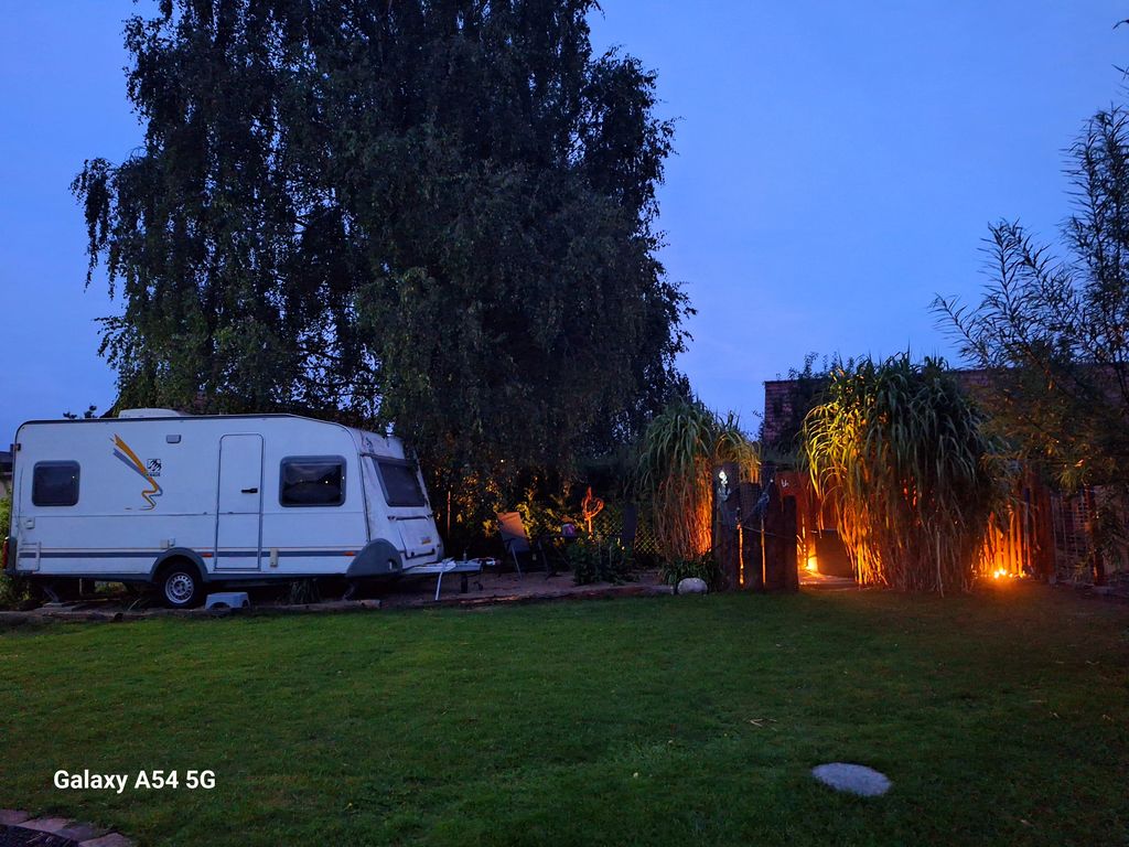 Vacaciones en una caravana con SPA privado en la granja