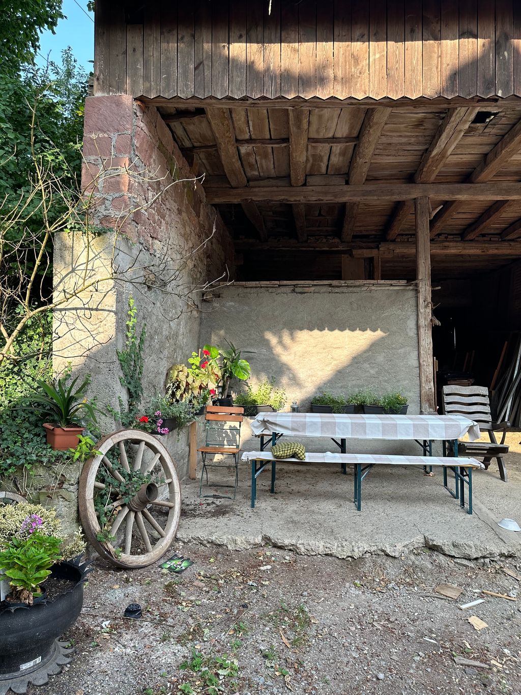 Spend the night on a small farm