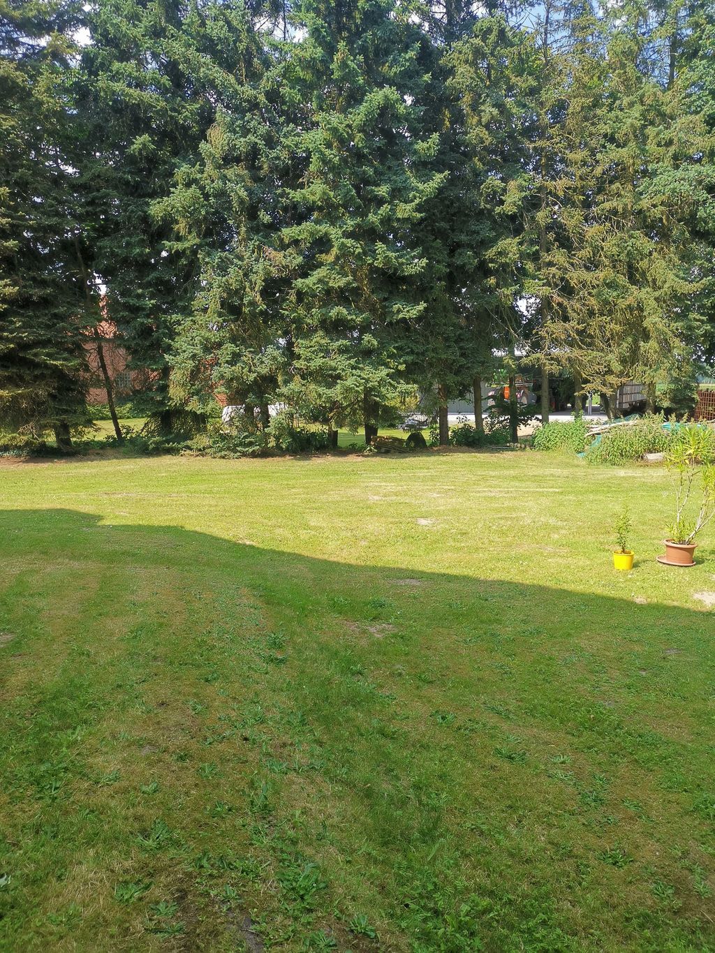Campeggio con giardino ai margini orientali della brughiera di Lüneburg