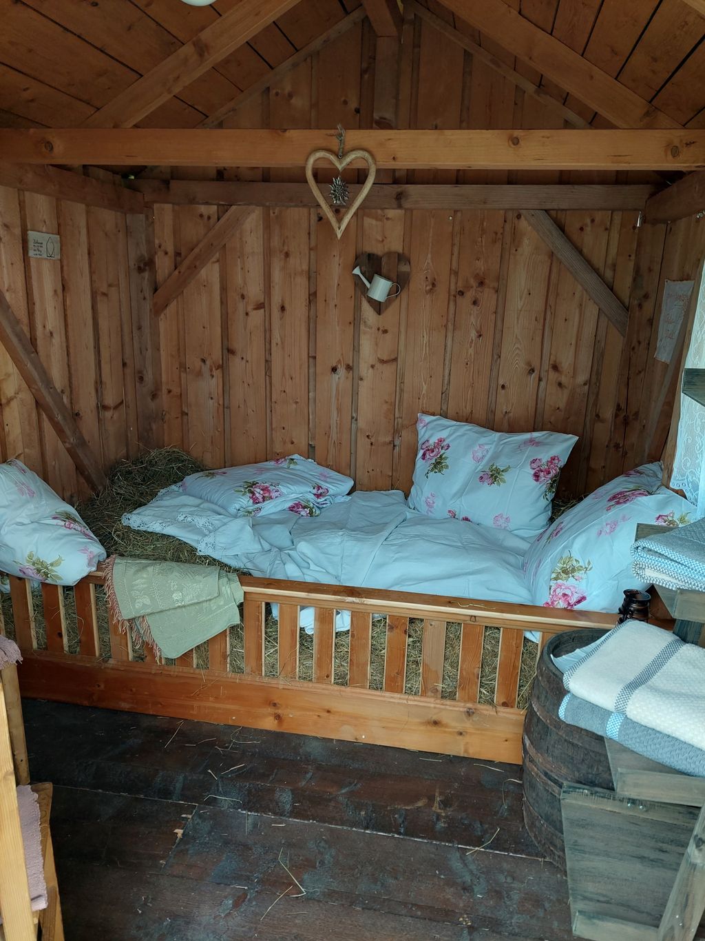 Ein Bett im Heu, wie damals