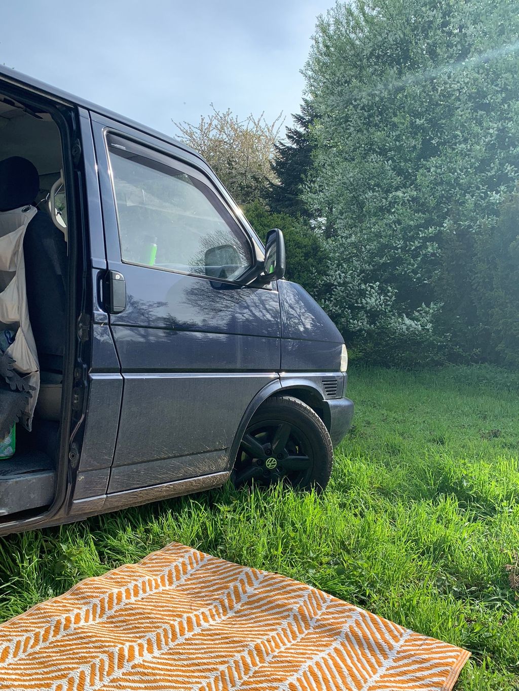 Camping on the small farm in idyllic location