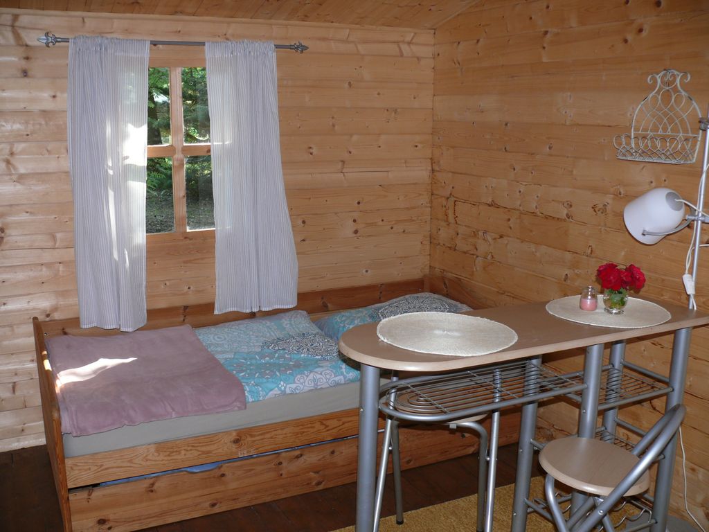 Cabane d'hébergement près de la mer Baltique