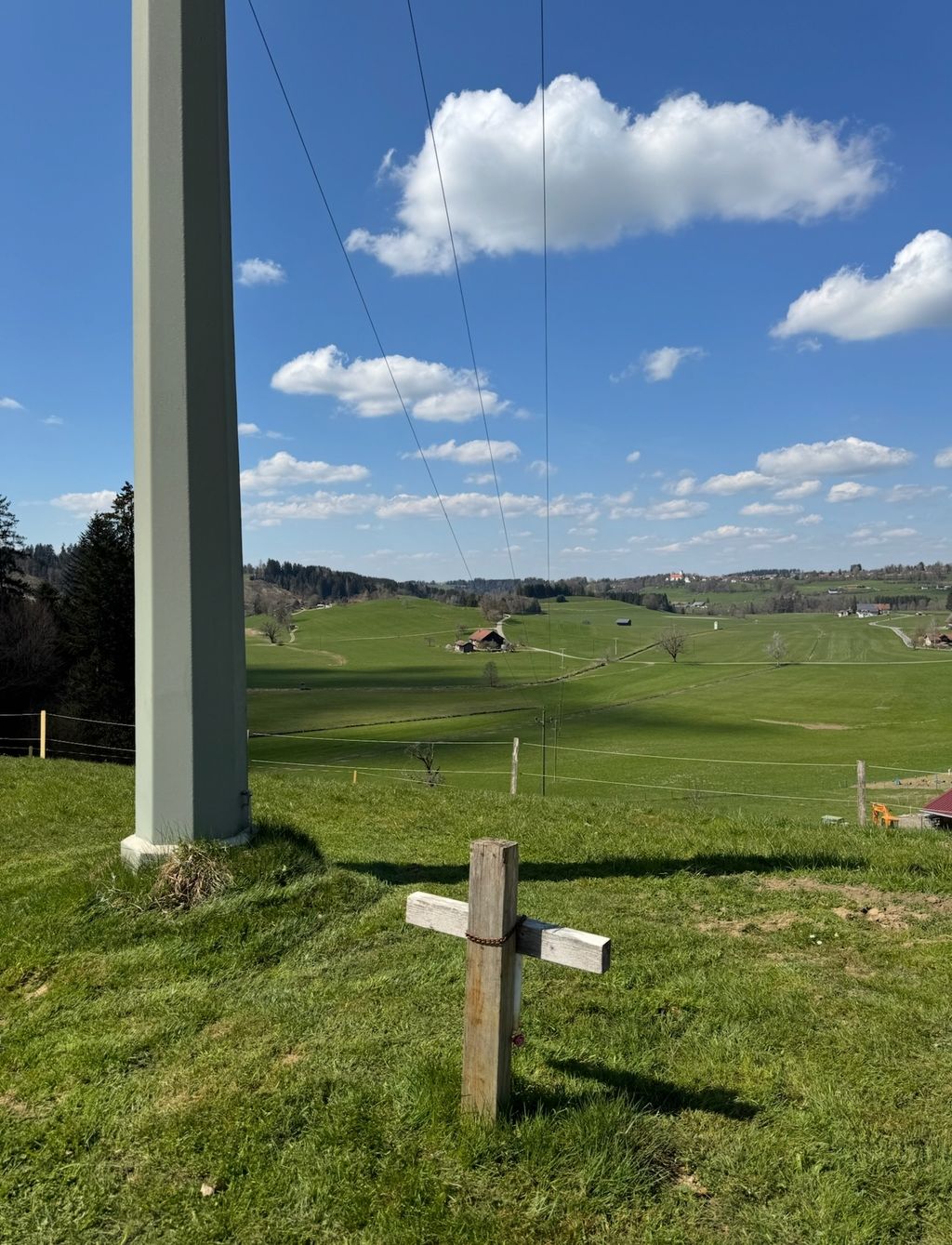 Tolle Aussicht an einem abgelegenen Platz am Wald