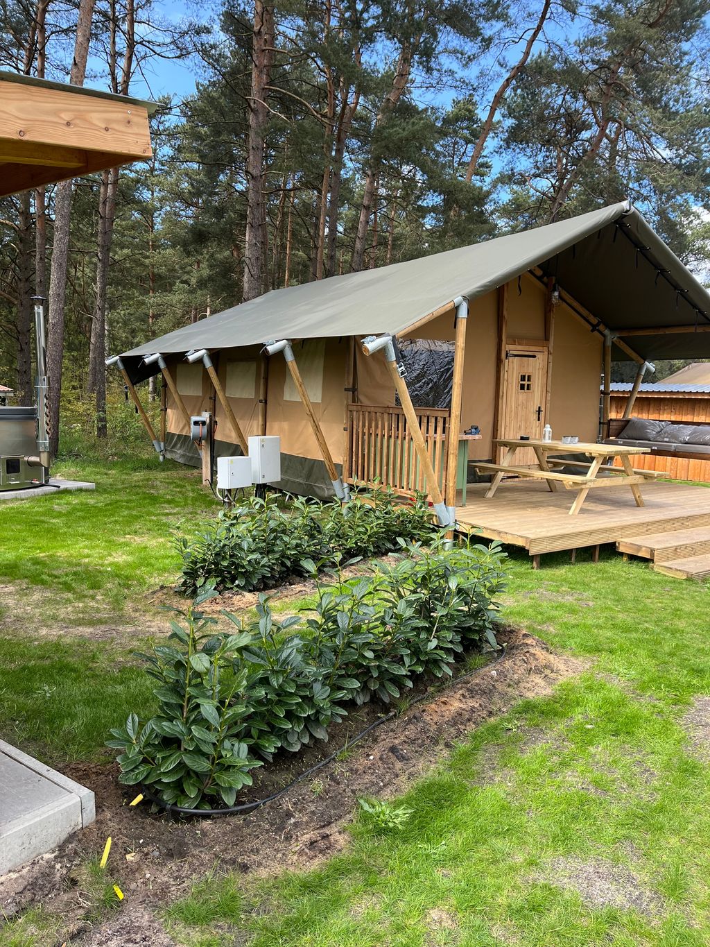 Glampingzelt Family-Lodge in der Lüneburger Heide