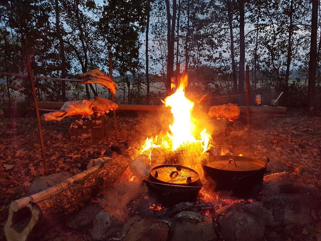Teich am Fuß der Köhnigshainer Berge