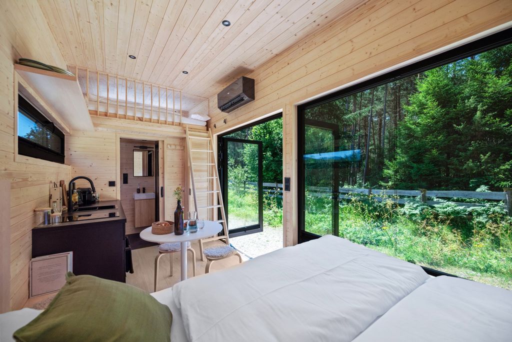 Tiny house on the sunny plateau in Wildermieming