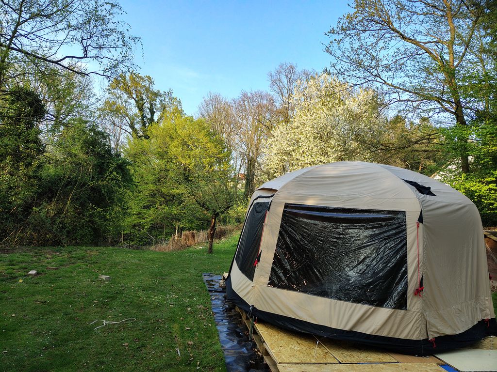 Glamping on the edge of the forest with comfort in Obernkirchen