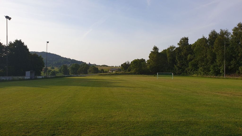 Camping auf dem Sportgelände