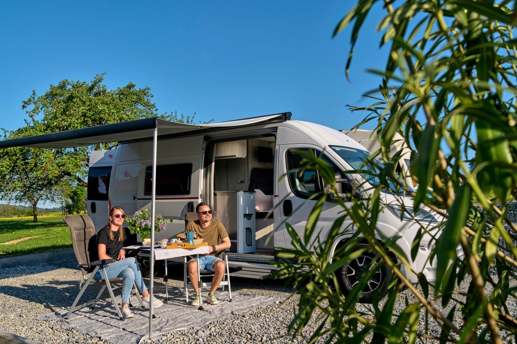 Camping on a farm in the great outdoors