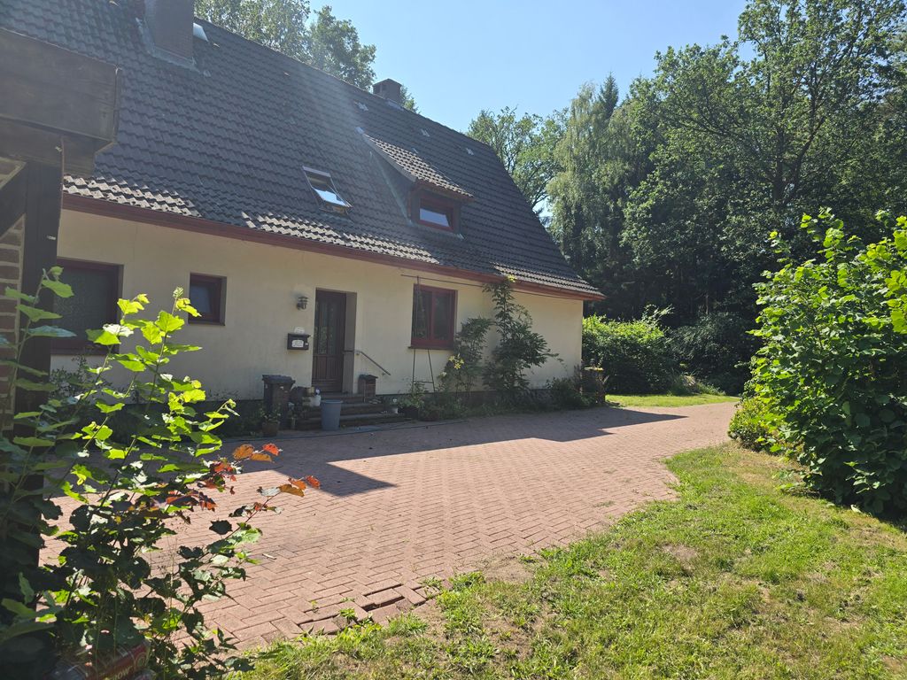 Garden Camp in the Countryside Near the Lüneburg Heath