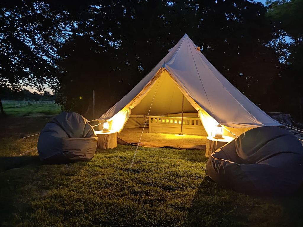 Glamping between Hamburg and Cuxhaven on organic farm