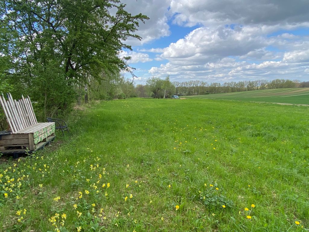 Prairie idyllique entre Erfurt et Weimar