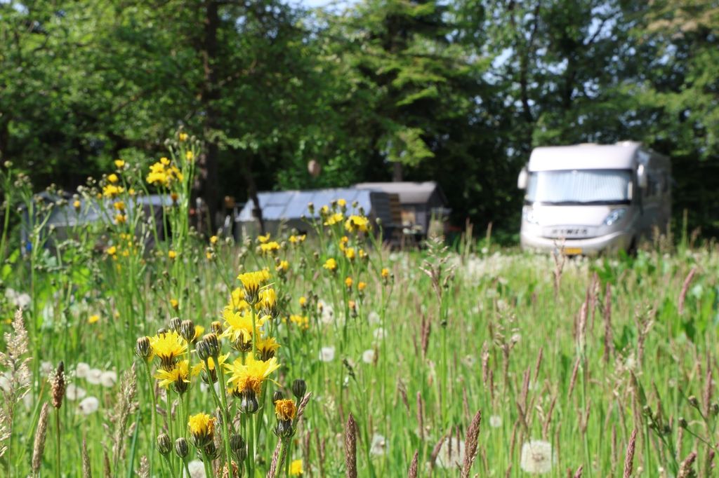 Gartenparadies inmitten von Feldern und Wiesen