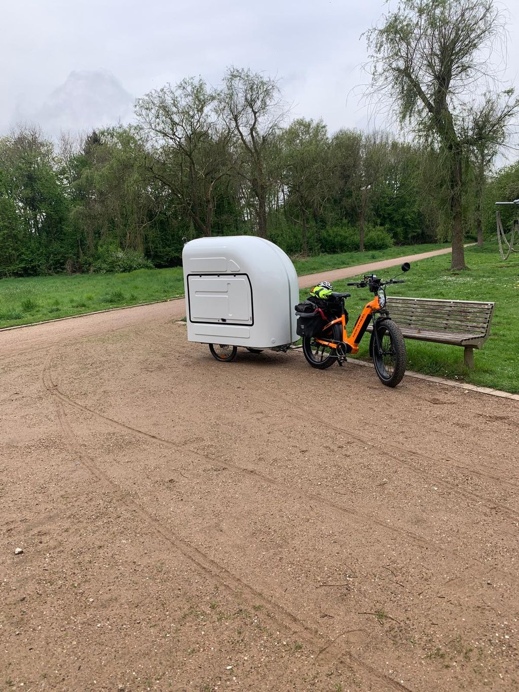 Campen an der Grünen Grenze beim Komiesenpatt