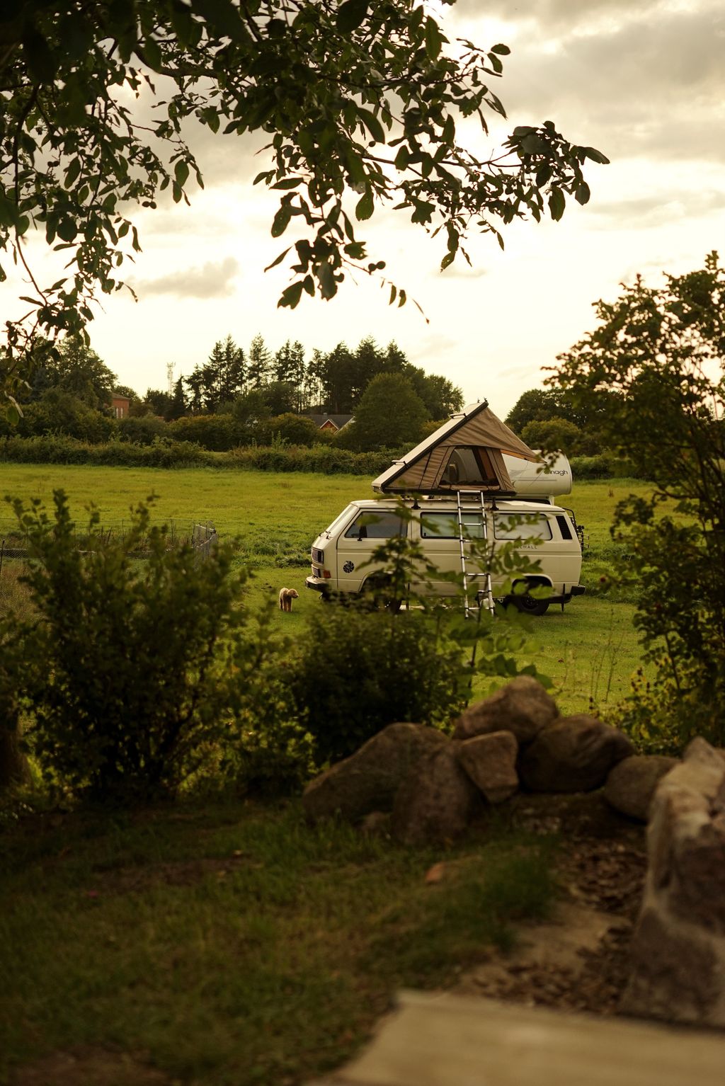 Idyllic place on the farm at the Baltic Sea