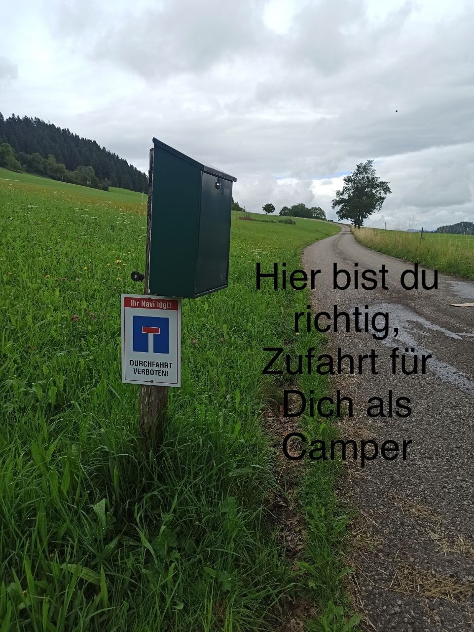 Camping with mountain view Nagelfluhkette