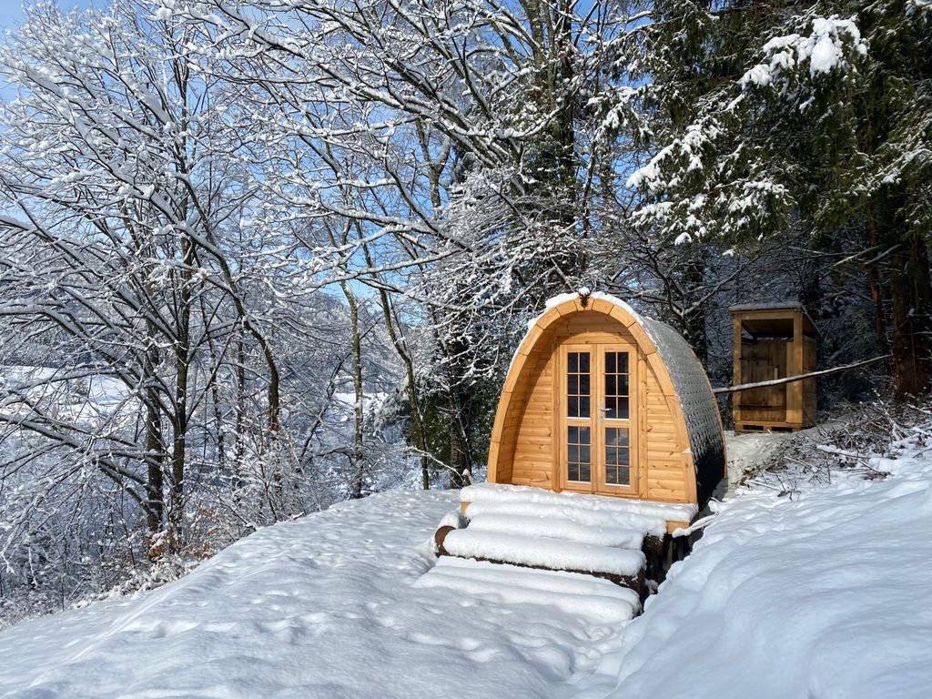 Black Forest Idyll: Self-Sufficient Forest Cabin in a Clearing