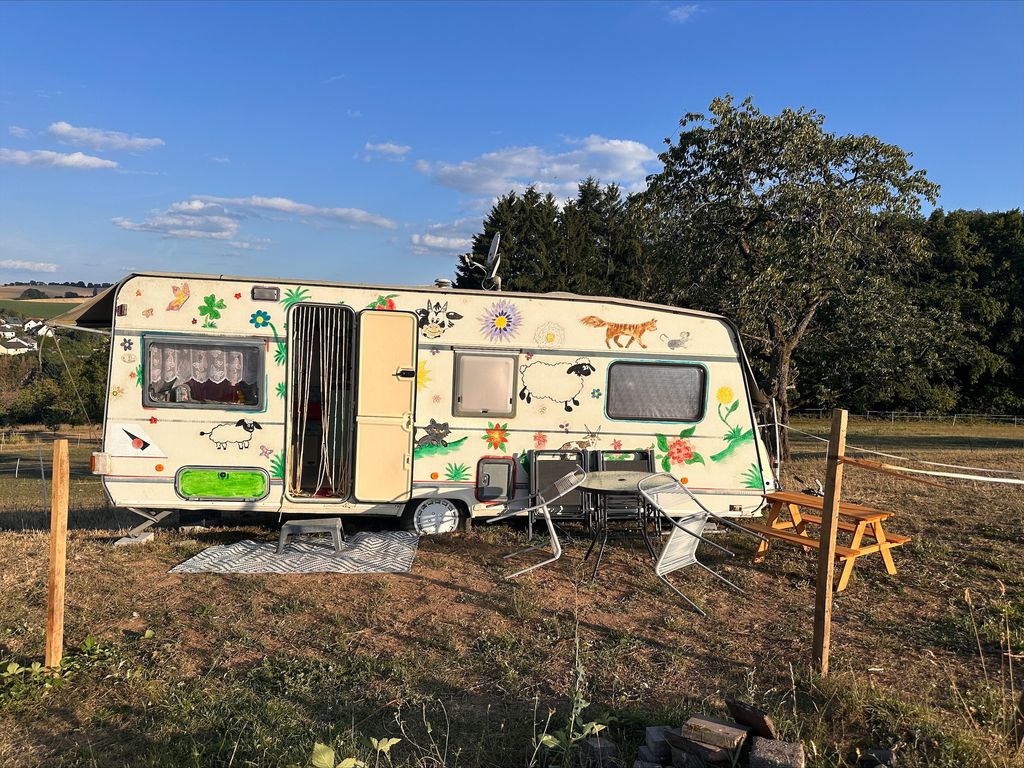 A Trailer in a Neighborhood Full of Animals 