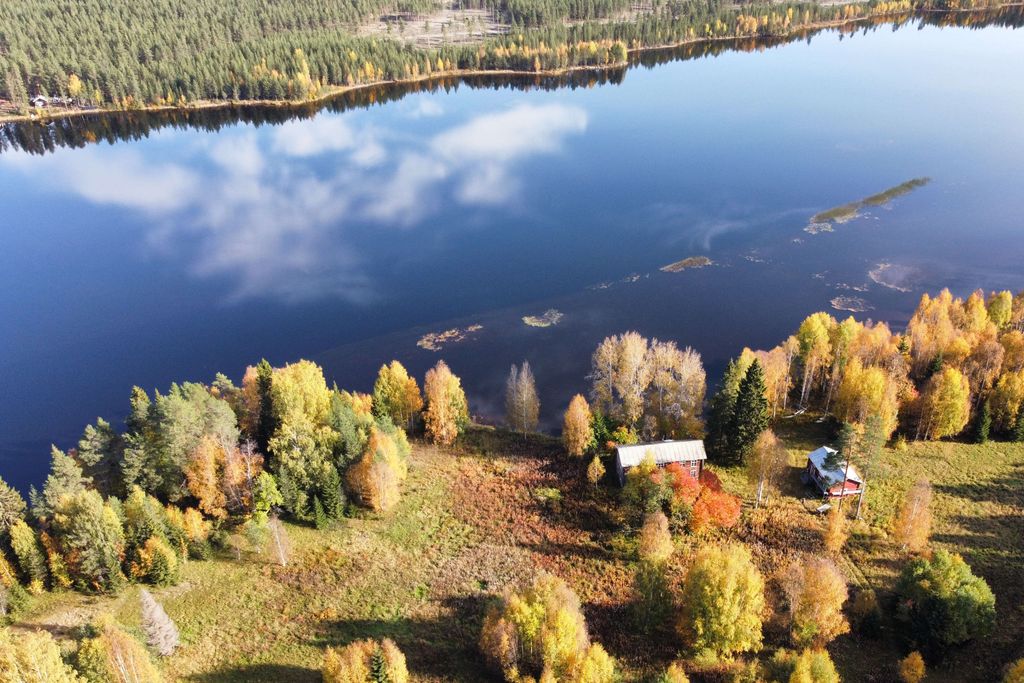 Natugården Udden direkt am Fluss Skellefteälven