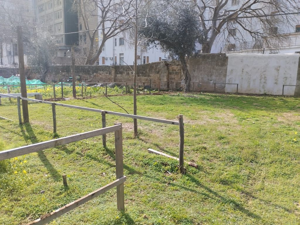 Biologische Oase in der Stadt Palermo