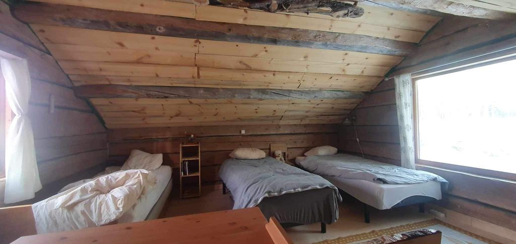 Cabane en rondins avec sauna en Laponie suédoise