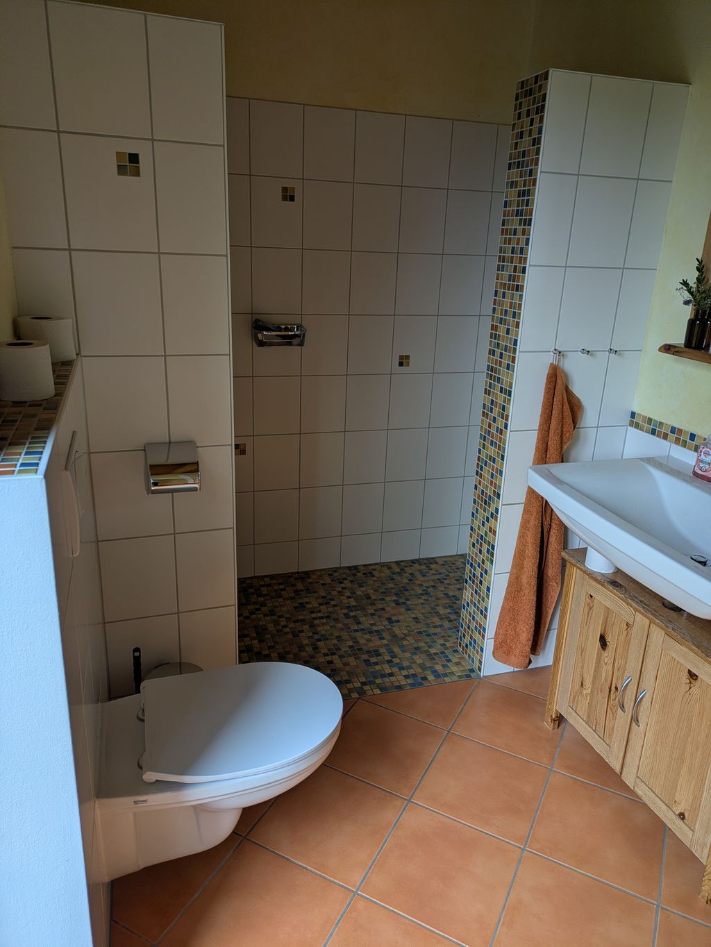Il bagno lo usa solo lei