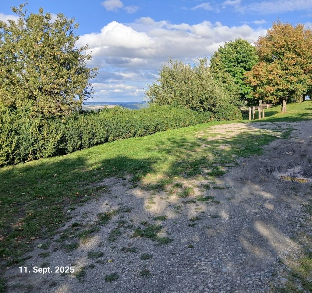 Far-reaching views of the Thuringian Slate Mountains