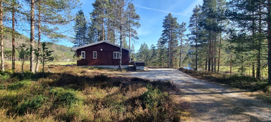 Baita sul fiume in Norvegia con possibilità di pesca e vista panoramica