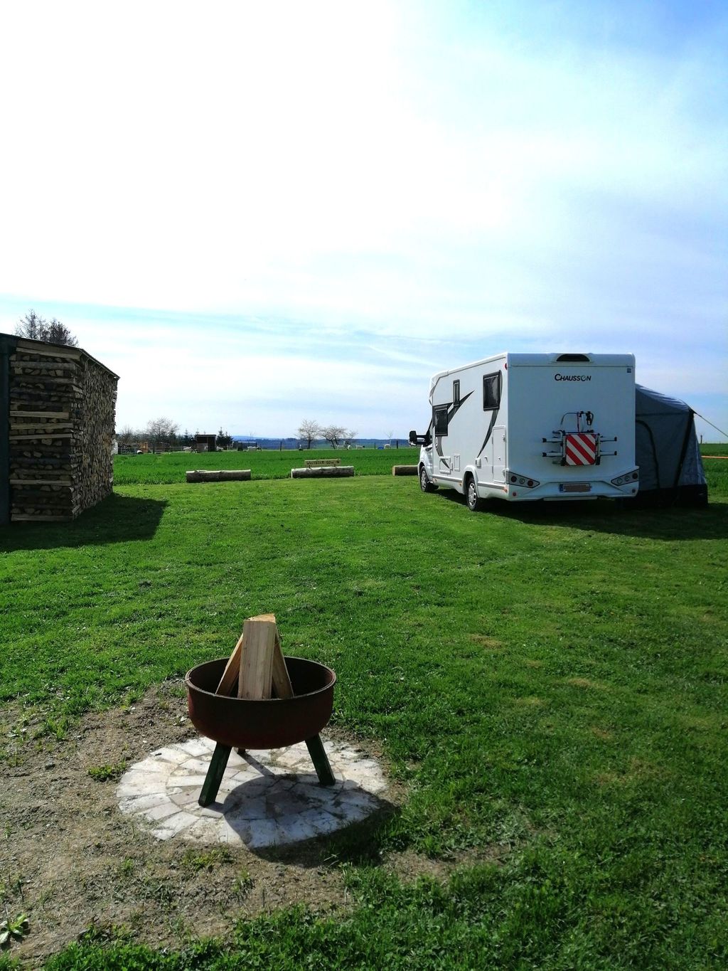 Stellplatz "Weitblick" im Land der tausend Teiche
