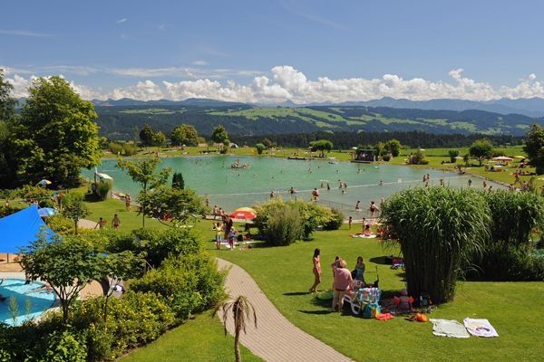 Herrliche Aussicht auf die Allgäuer Bergwelt