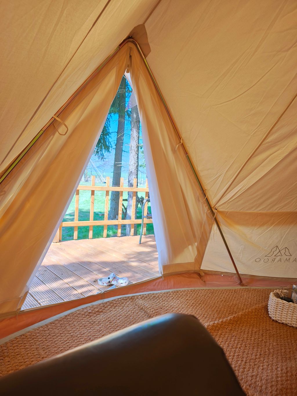 Glamping sur un terrain naturel