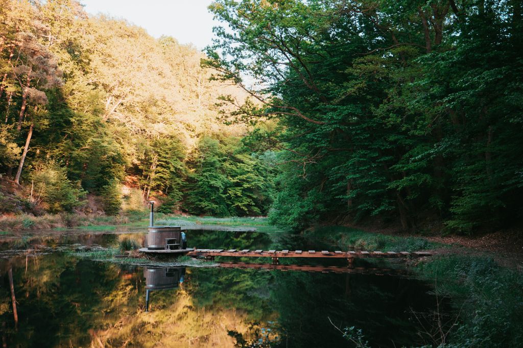 Euer Privat-See: Natur-Camp im Pfälzerwald +HotTub