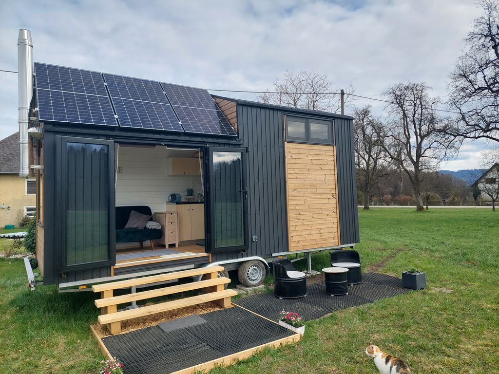 Libertad en una casita autosuficiente