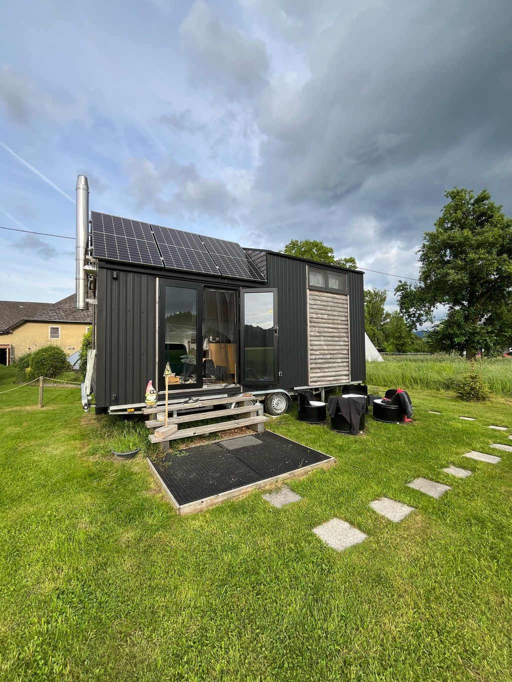 Libertad en una casita autosuficiente