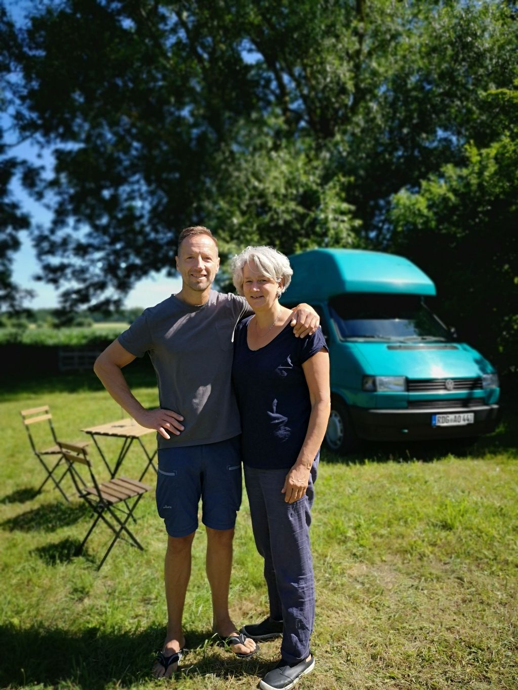 Camping à l'ancienne école au milieu de nulle part