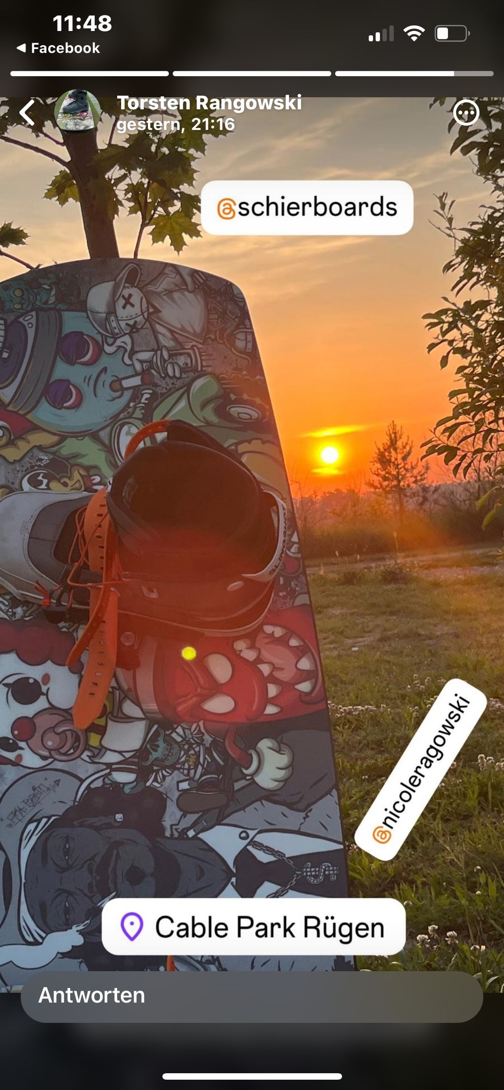  Campamento natural junto al lago de Rügen
