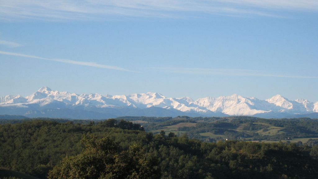 Magnifique vue sur les Pyrénées
