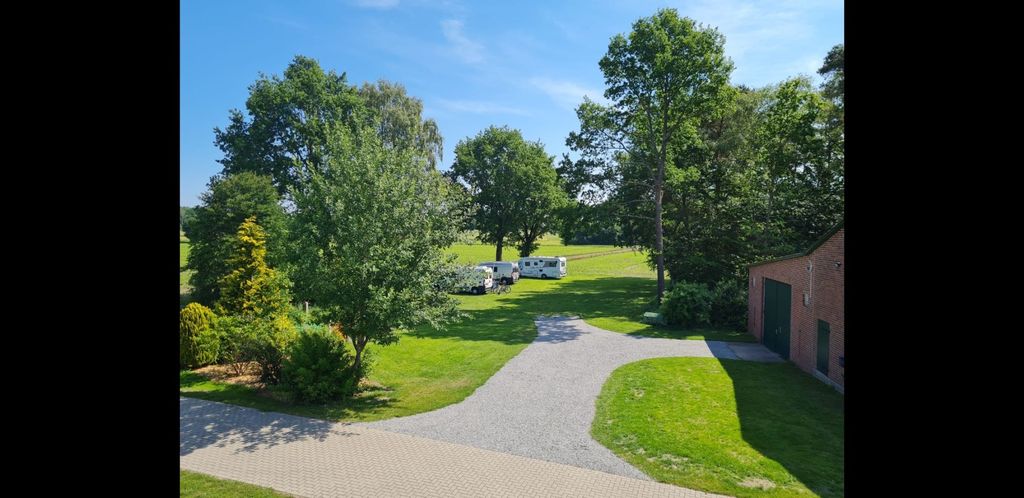 Camper site at the Pietzmoor Schneverdingen