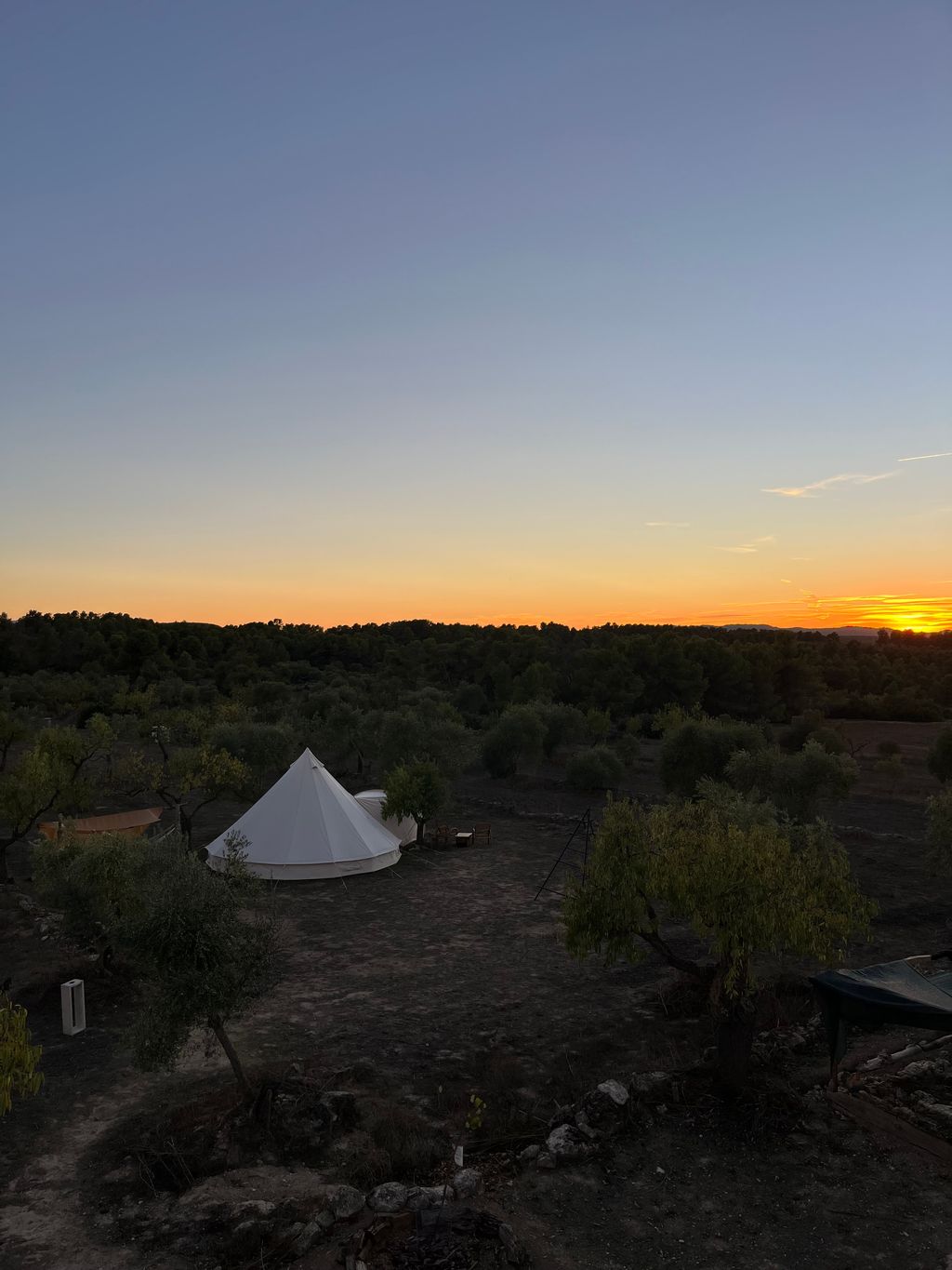 Glamping auf Olivenhain - Ruhe auf 500 m Höhe