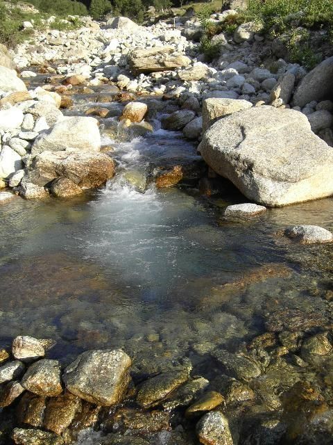 Pure nature mountain landscape bathing fishing mountain hiking