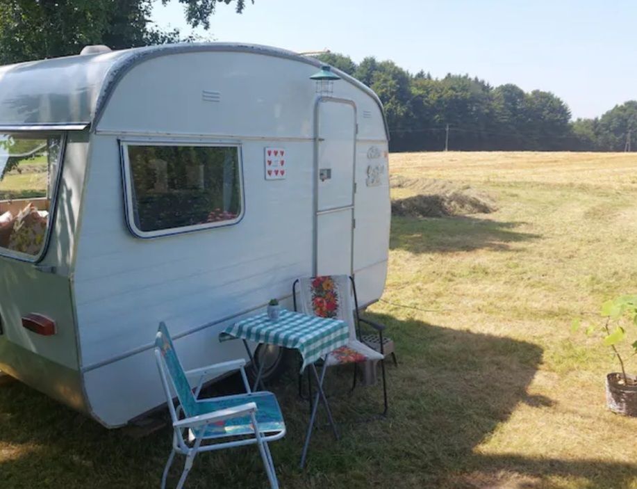 Retro Camping Feeling am Bauernhof nähe Attersee