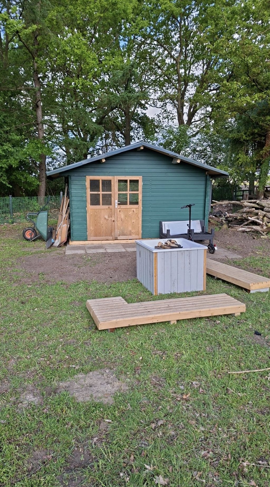 Holzhütte zum Verweilen