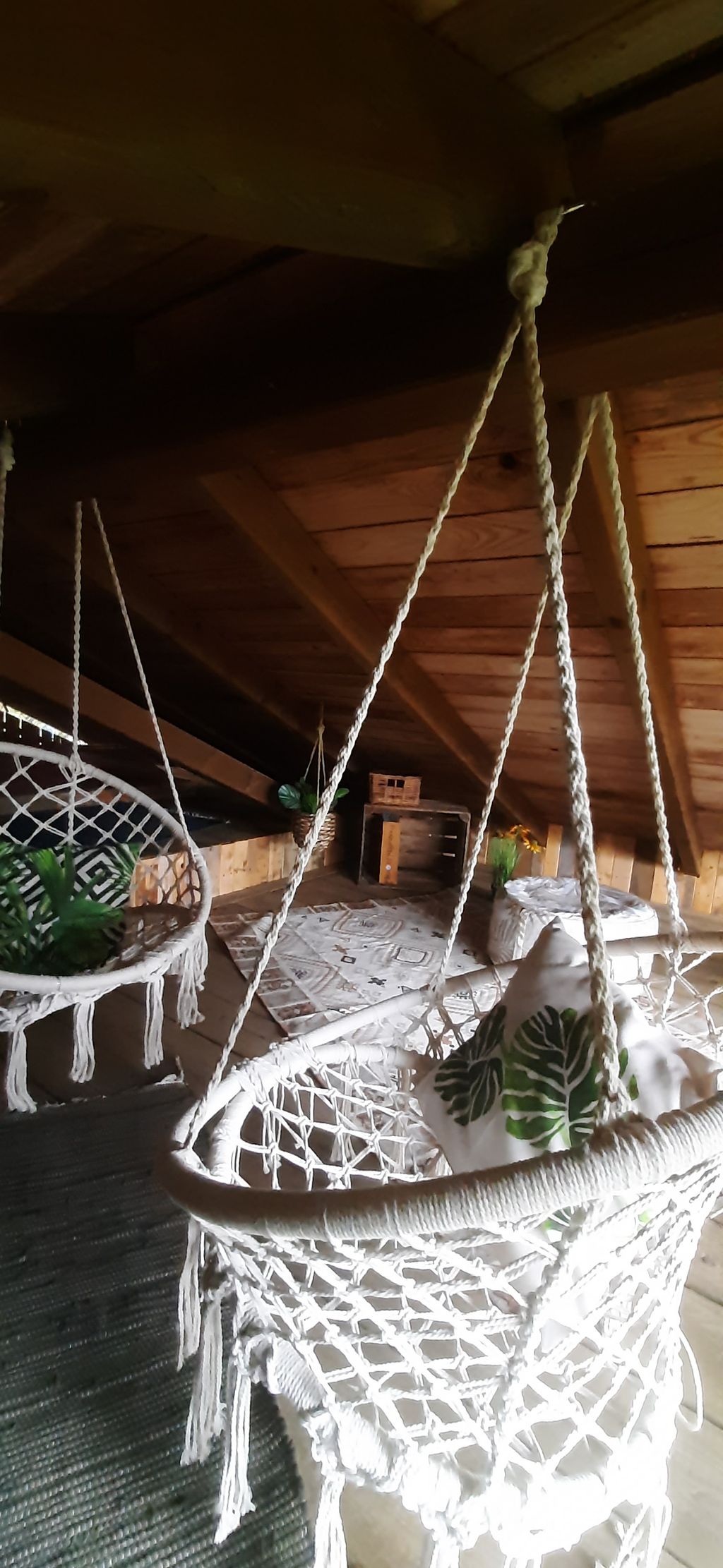 Un posto accogliente per dormire nel soppalco